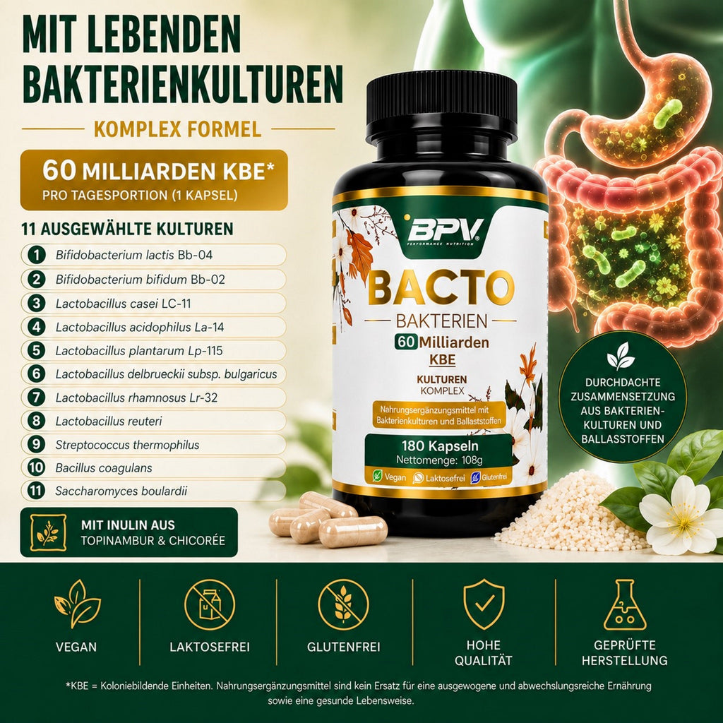 BPV BACTO Bakterien (180 Kapseln)