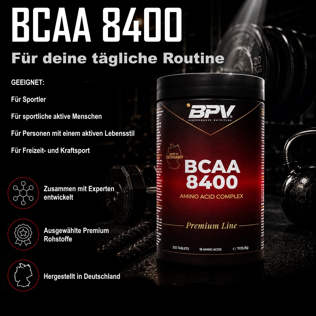 BPV Premium BCAA 8400 (325 Tabletten)