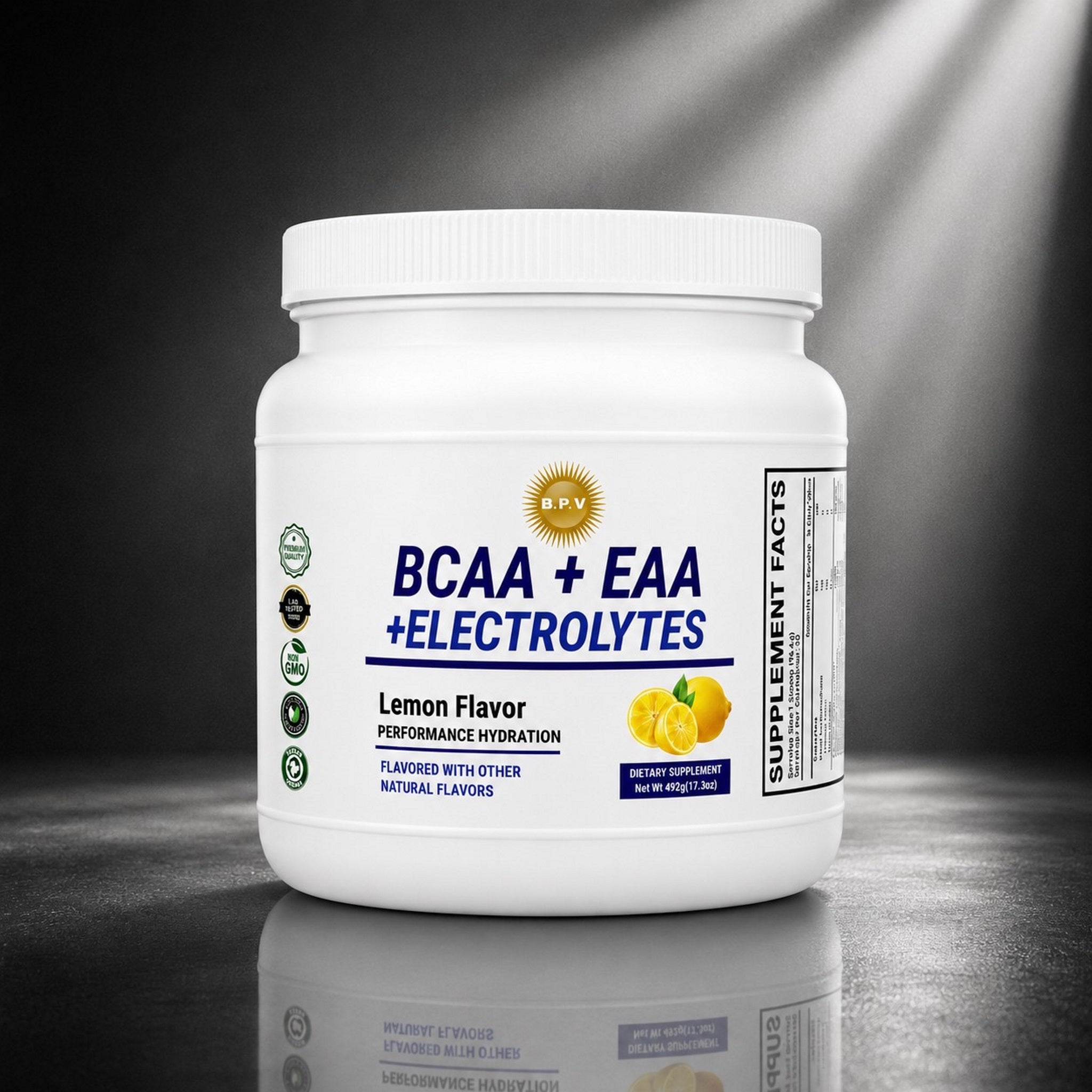 BPV 4-in-One-Komplex mit BCAA, EAA, Elektrolyte und Creatin (492 g)