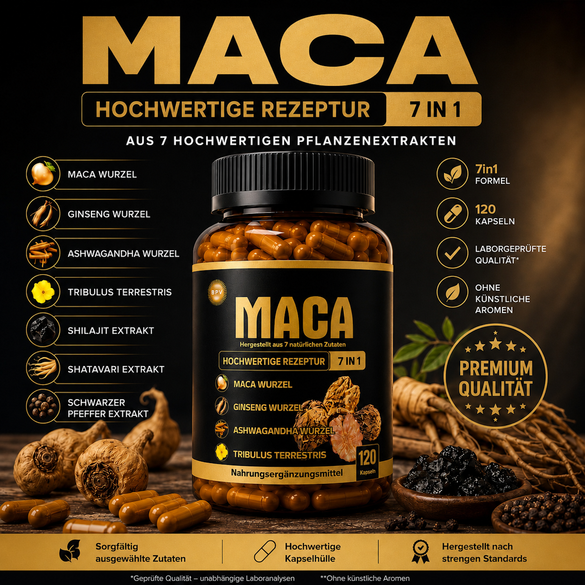 BPV MACA extra stark   (120 Kapseln)