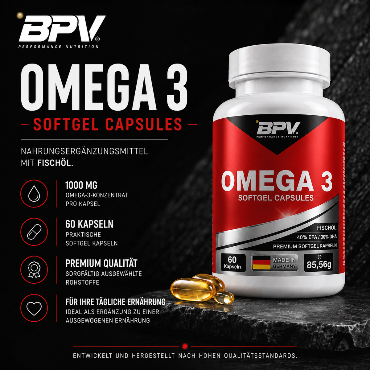 BPV Premium Omega 3 (200 Kapseln)