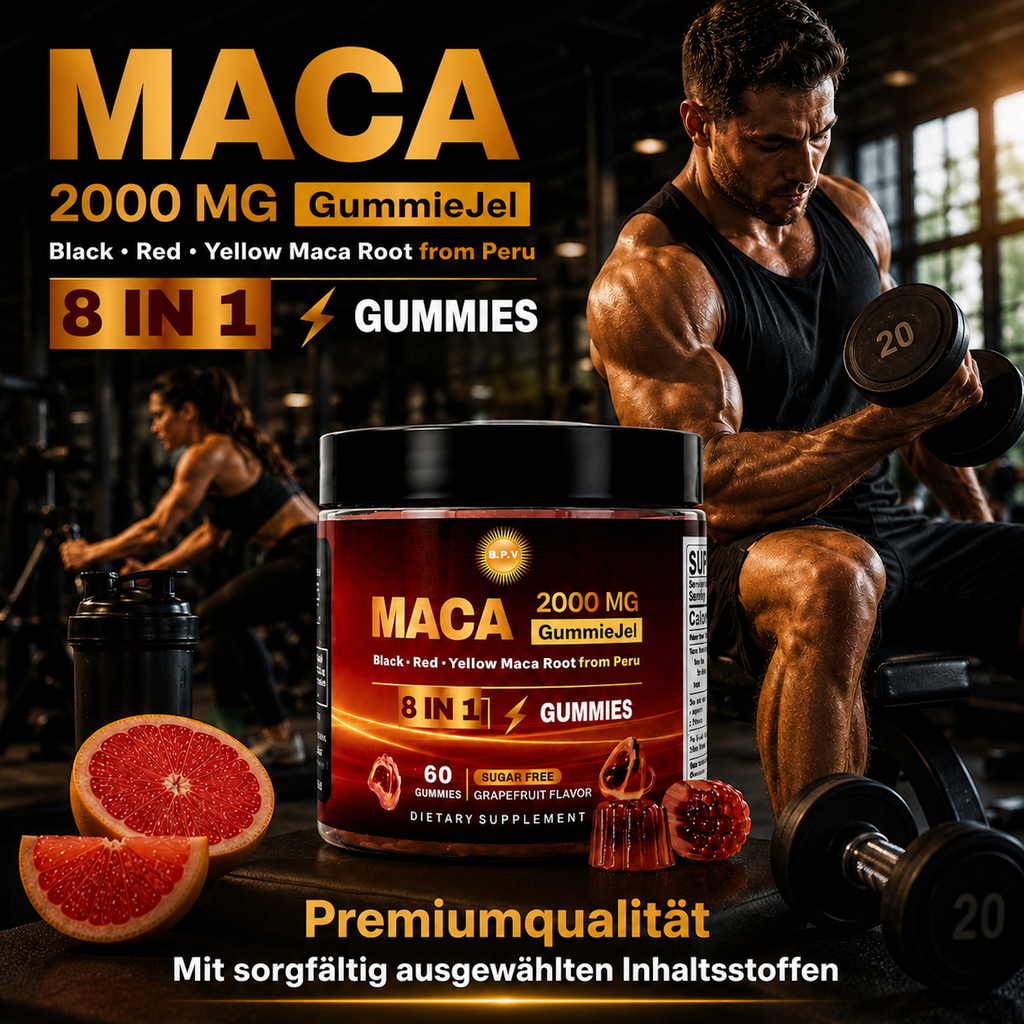 BPV Maca 8 in 1 (60 Gummis)