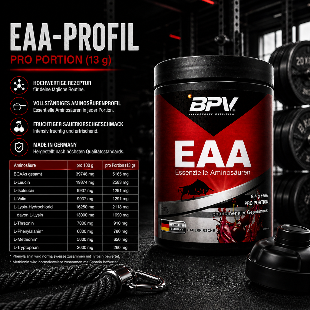 BPV EAA Essentielle Aminosäuren (500 g)