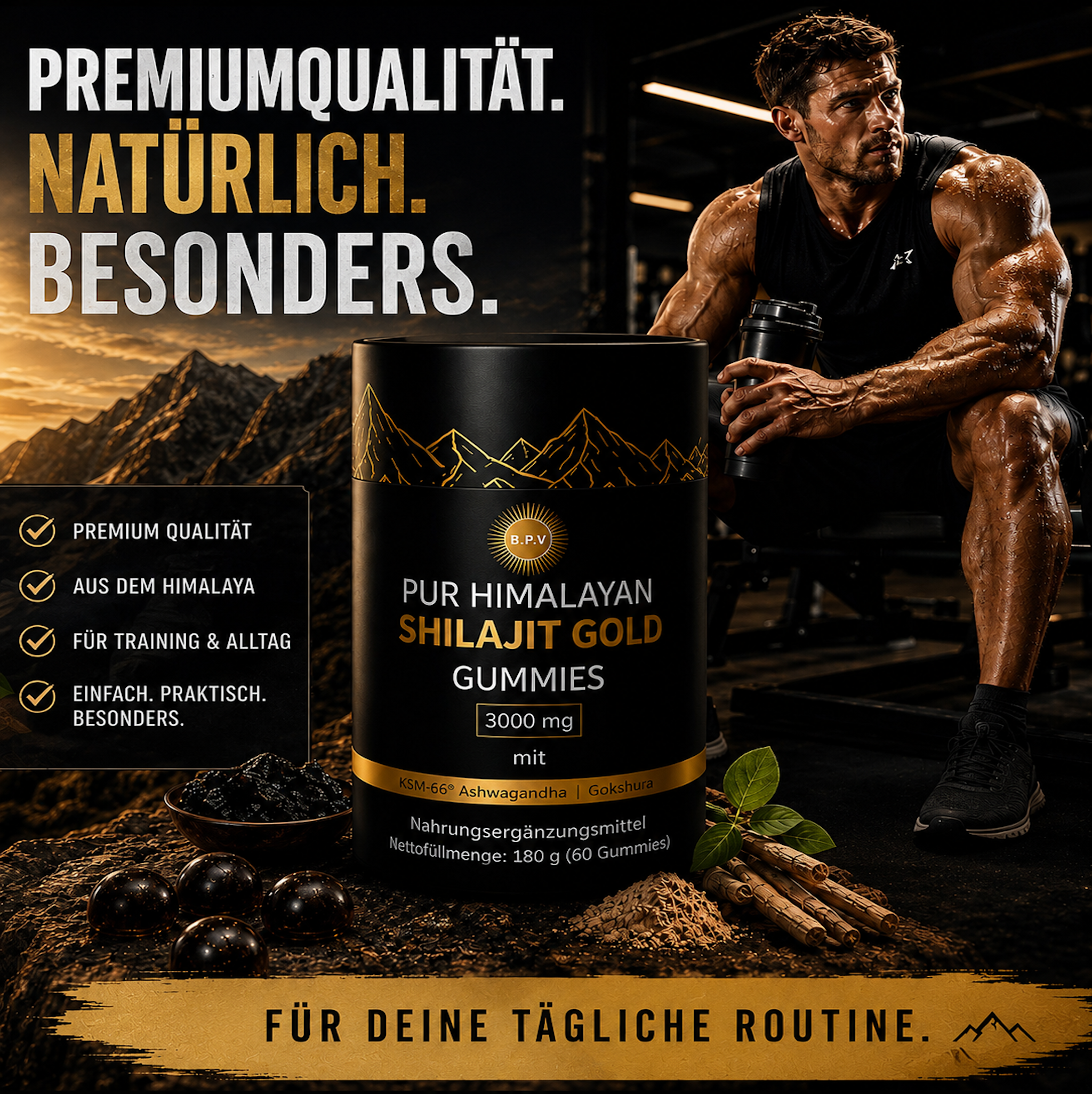 BPV Himalaya Shilajit (60 Gummis)