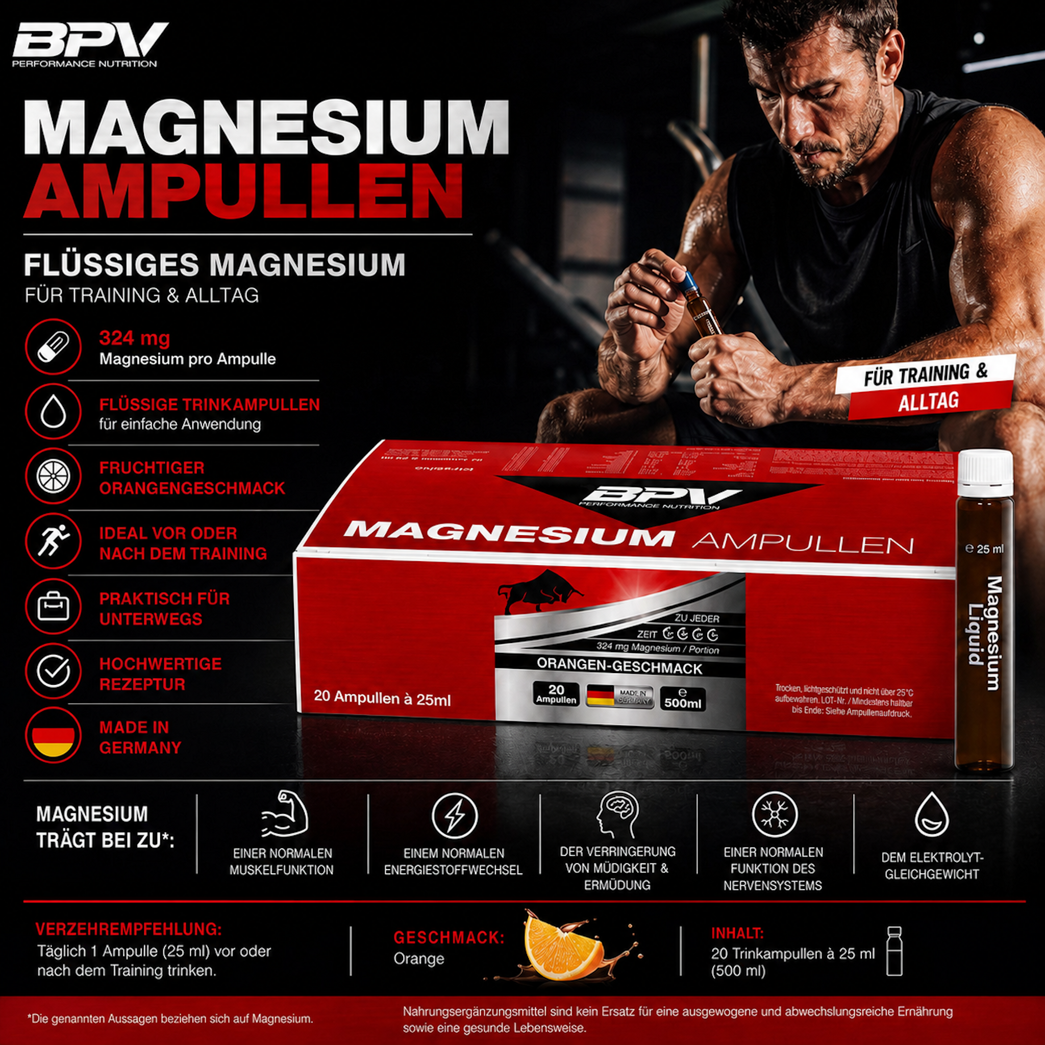 BPV Magnesium Ampullen (20 x 25 ml)