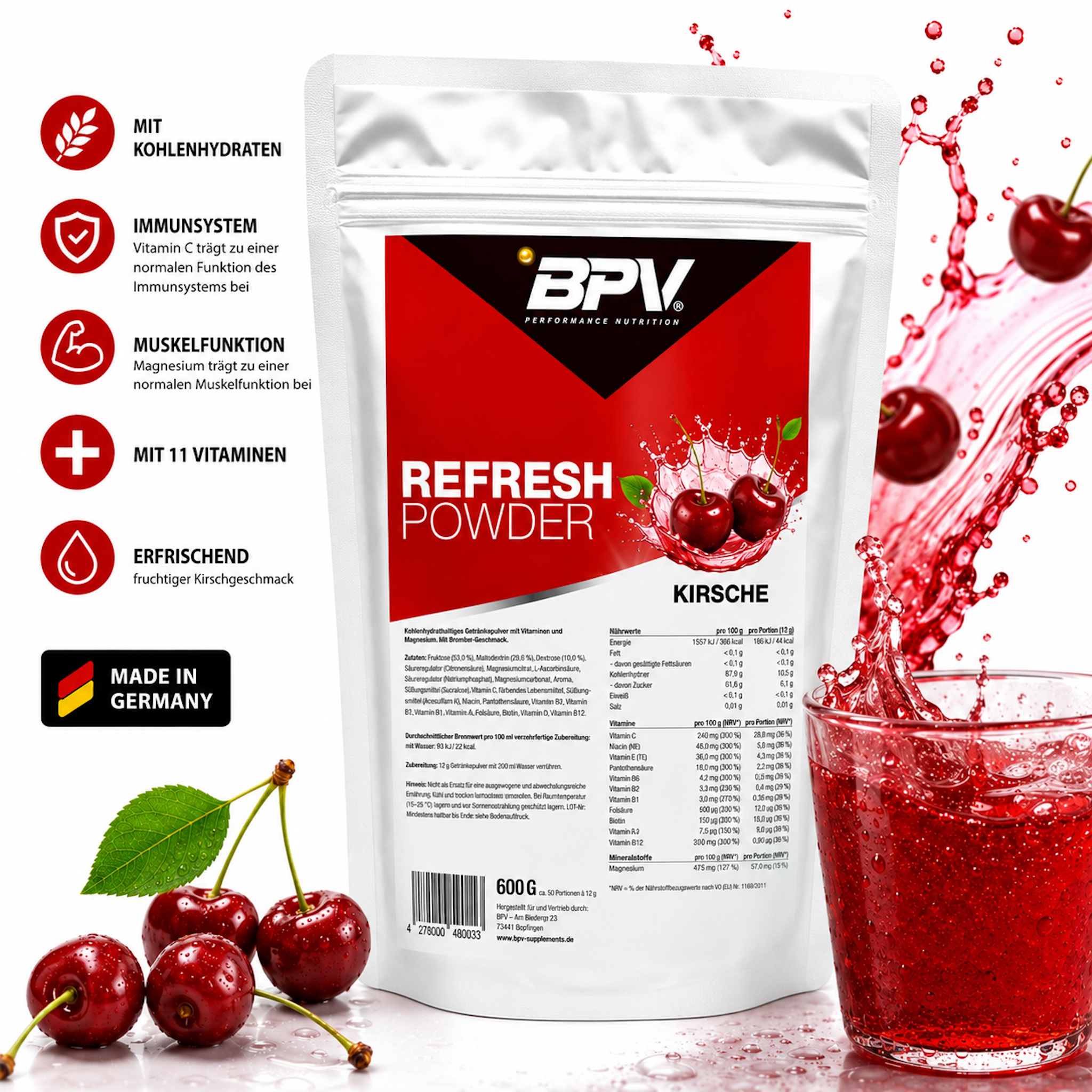 BPV Refresh Powder (600 g)