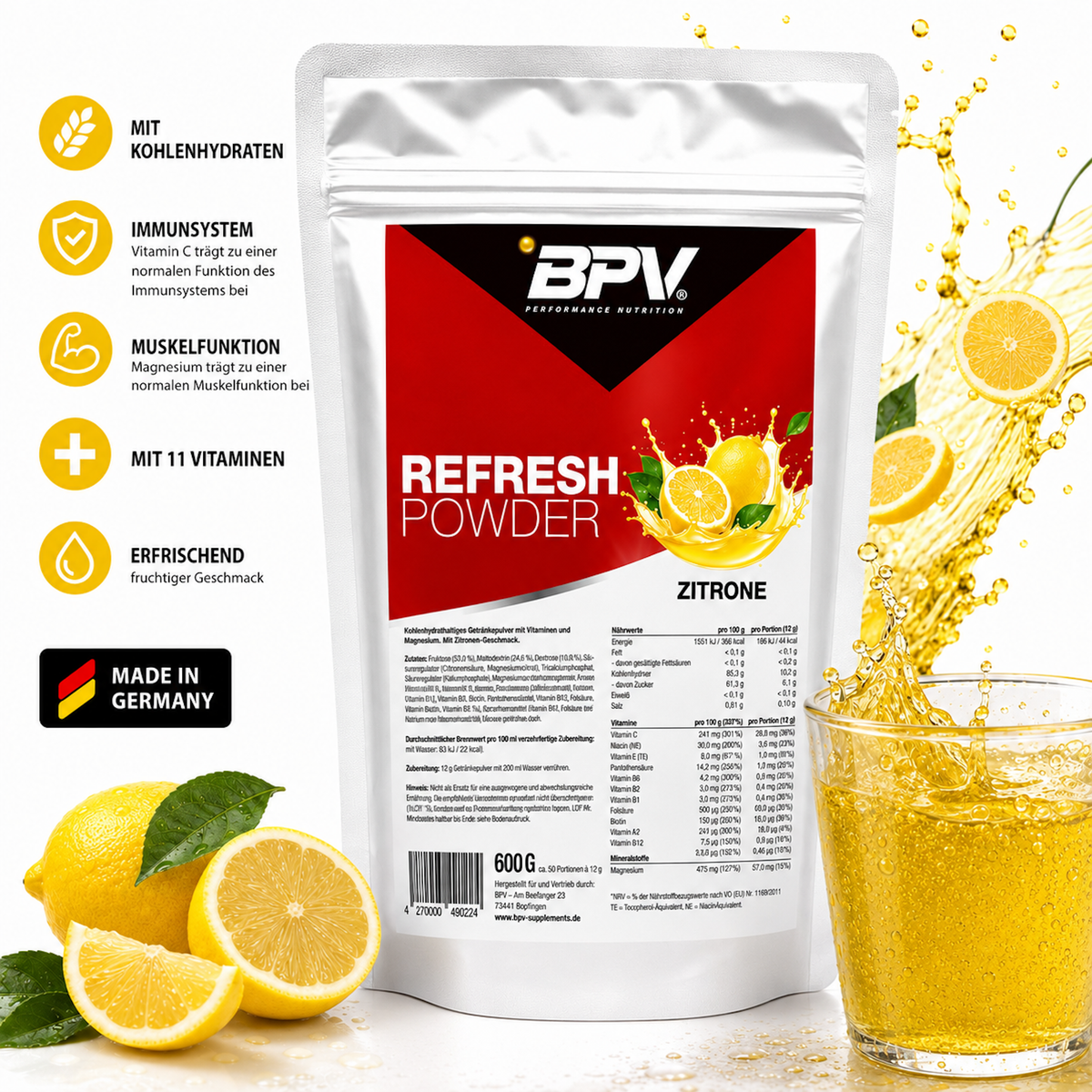 BPV Refresh Powder (600 g)