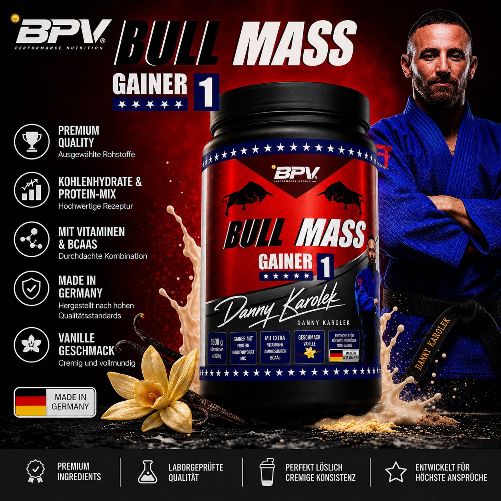 BPV Hardcore Bull Mass Gainer (1500 g)