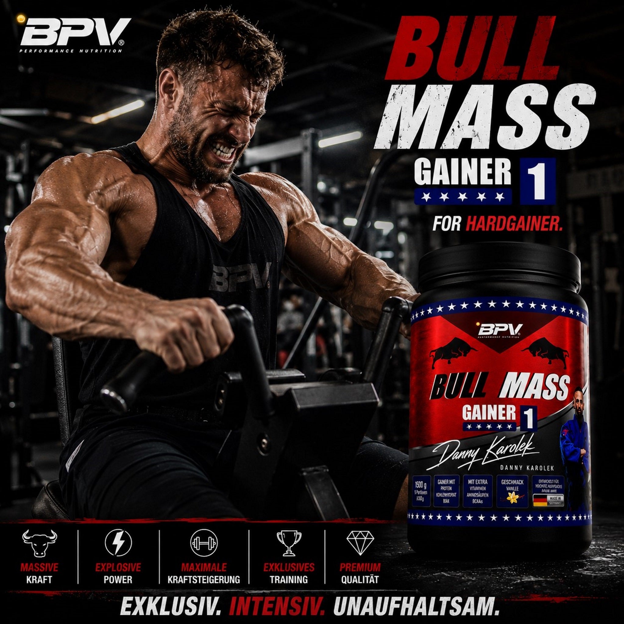 BPV Hardcore Bull Mass Gainer (1500 g)