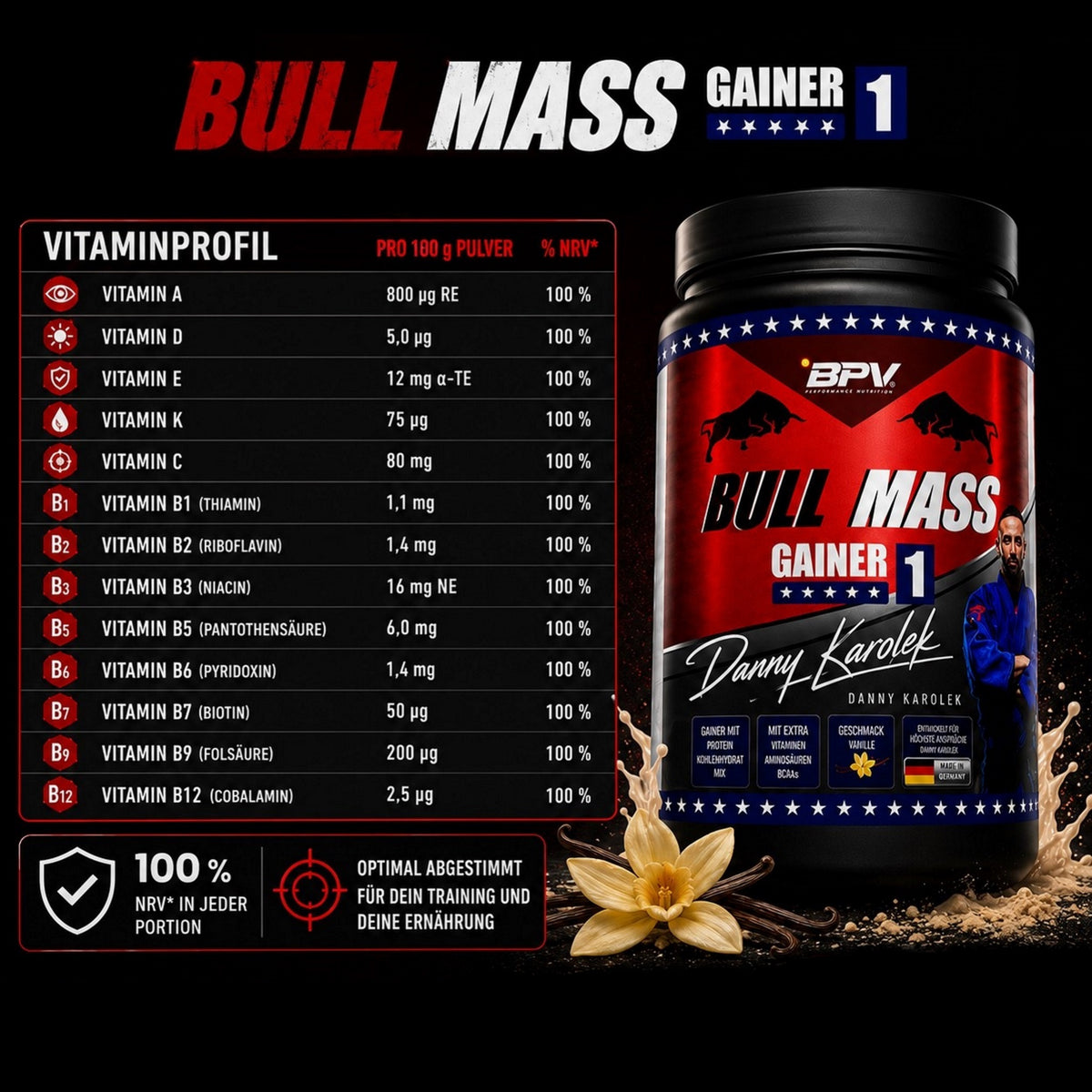 BPV Bull Mass Gainer (1500 g)
