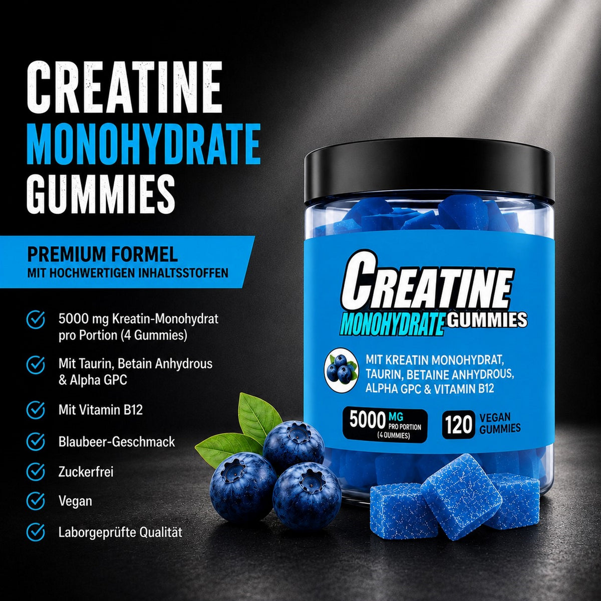 BPV Creatin Monohydrat (120 Gummis)