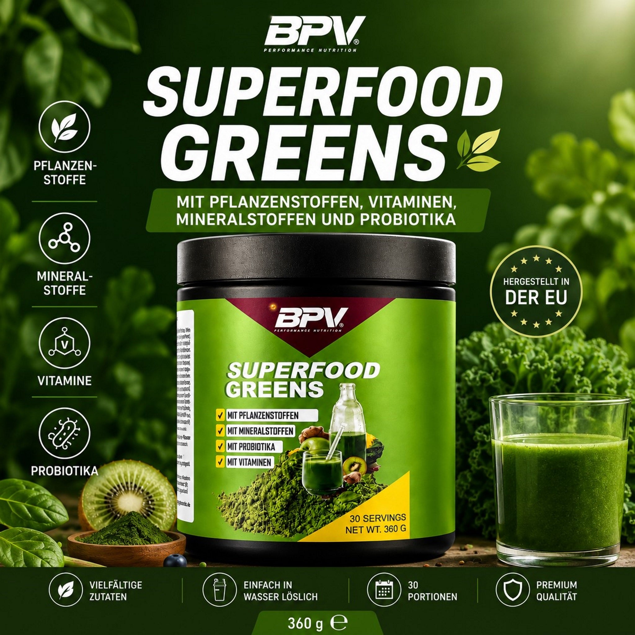 BPV Superfood Greens (360 g)