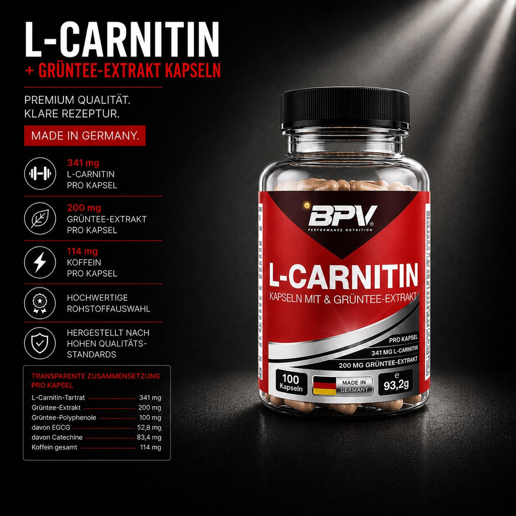 BPV L-Carnitin & Grüntee (100 Kapseln)