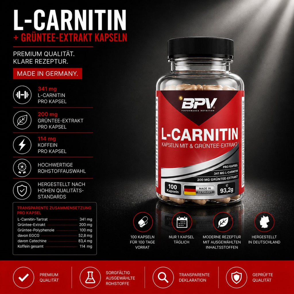 BPV L-Carnitin & Grüntee (100 Kapseln)