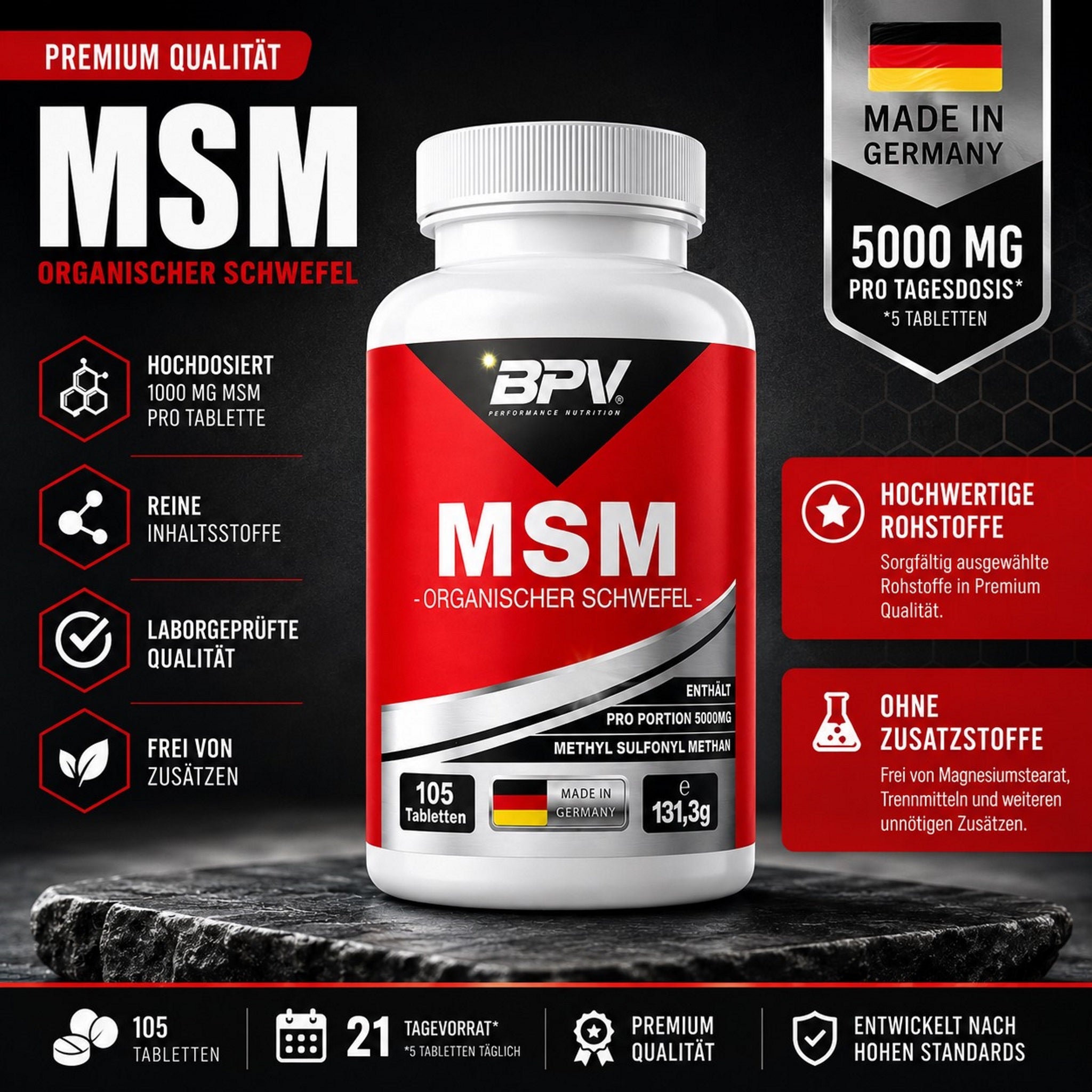 BPV MSM (105 Tabletten)