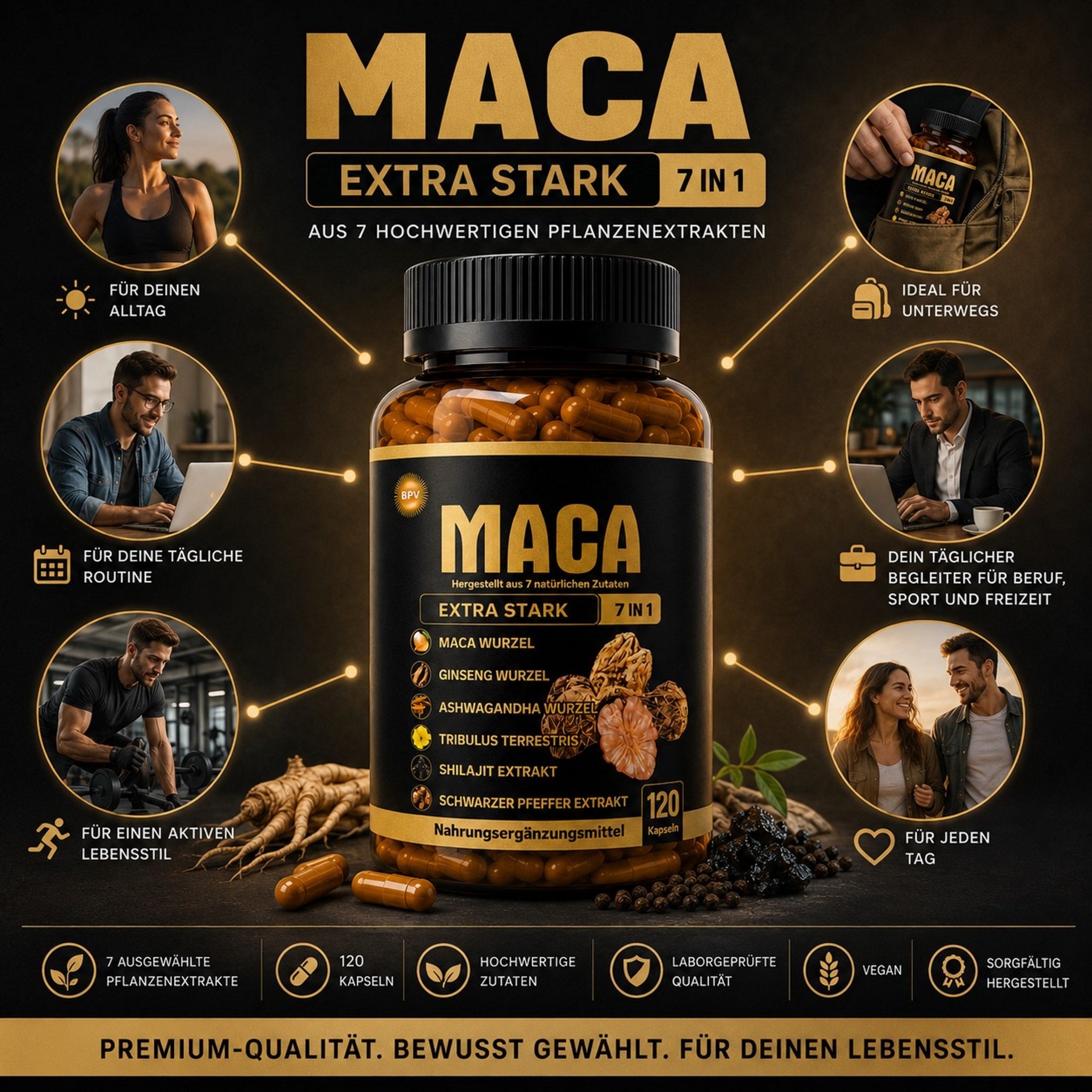 BPV MACA extra stark   (120 Kapseln)