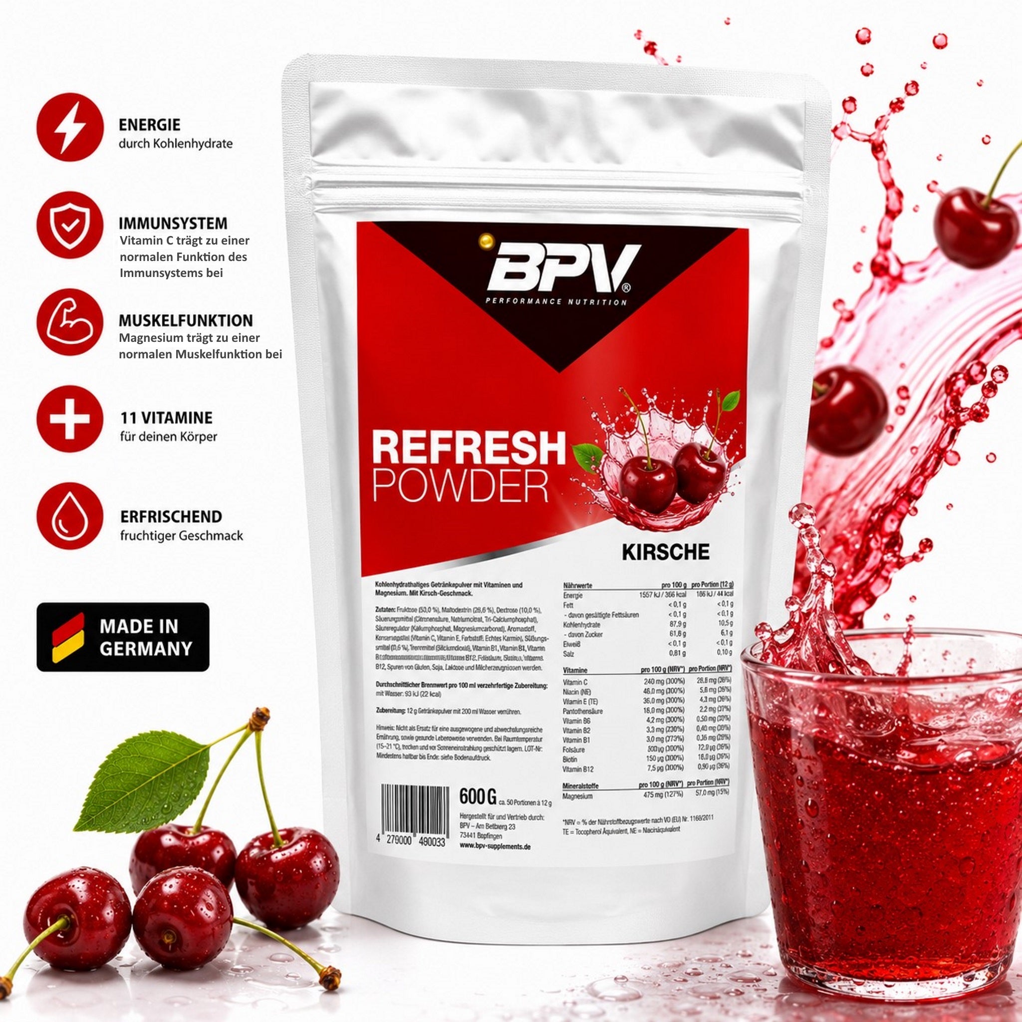 BPV Refresh Powder (600 g)