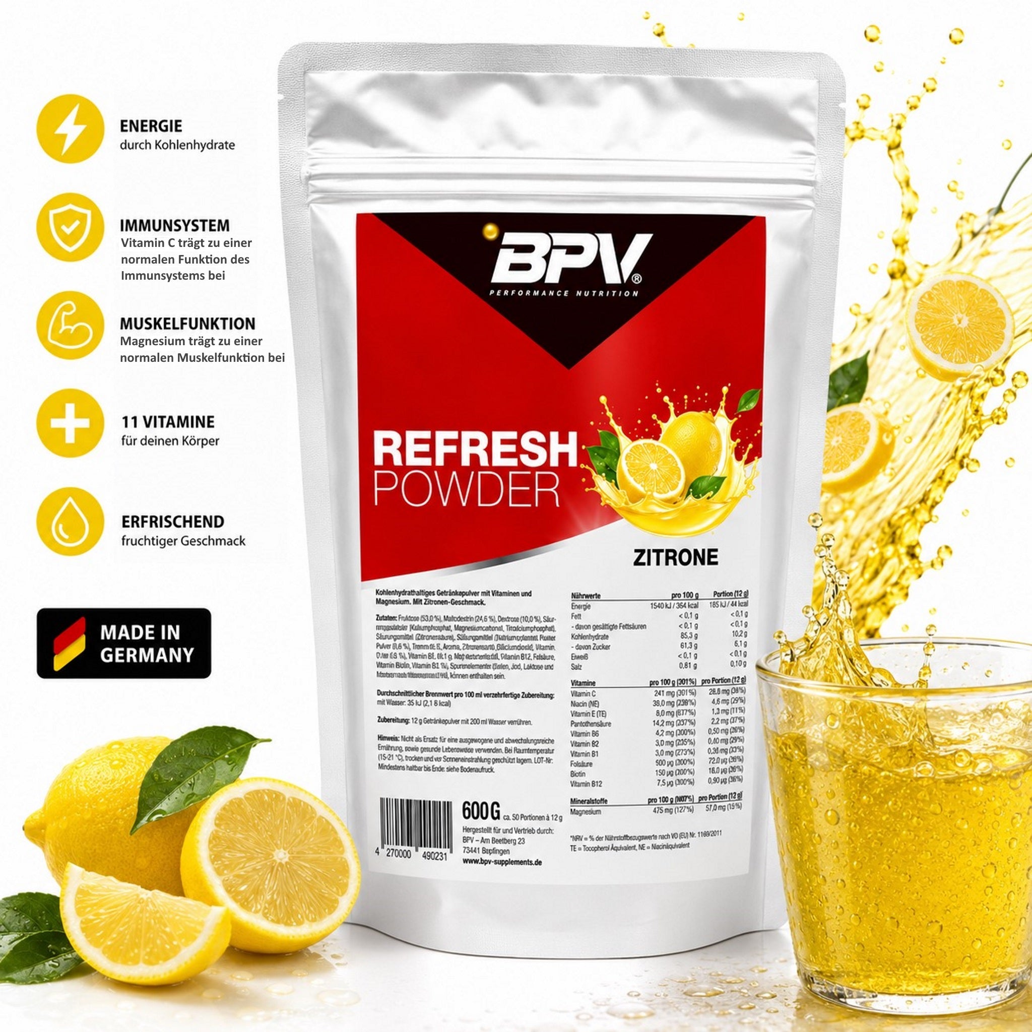 BPV Refresh Powder (600 g)