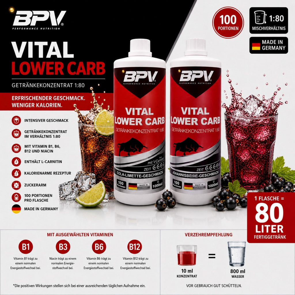 BPV Vital Lower Carb Drink (1000 ml)