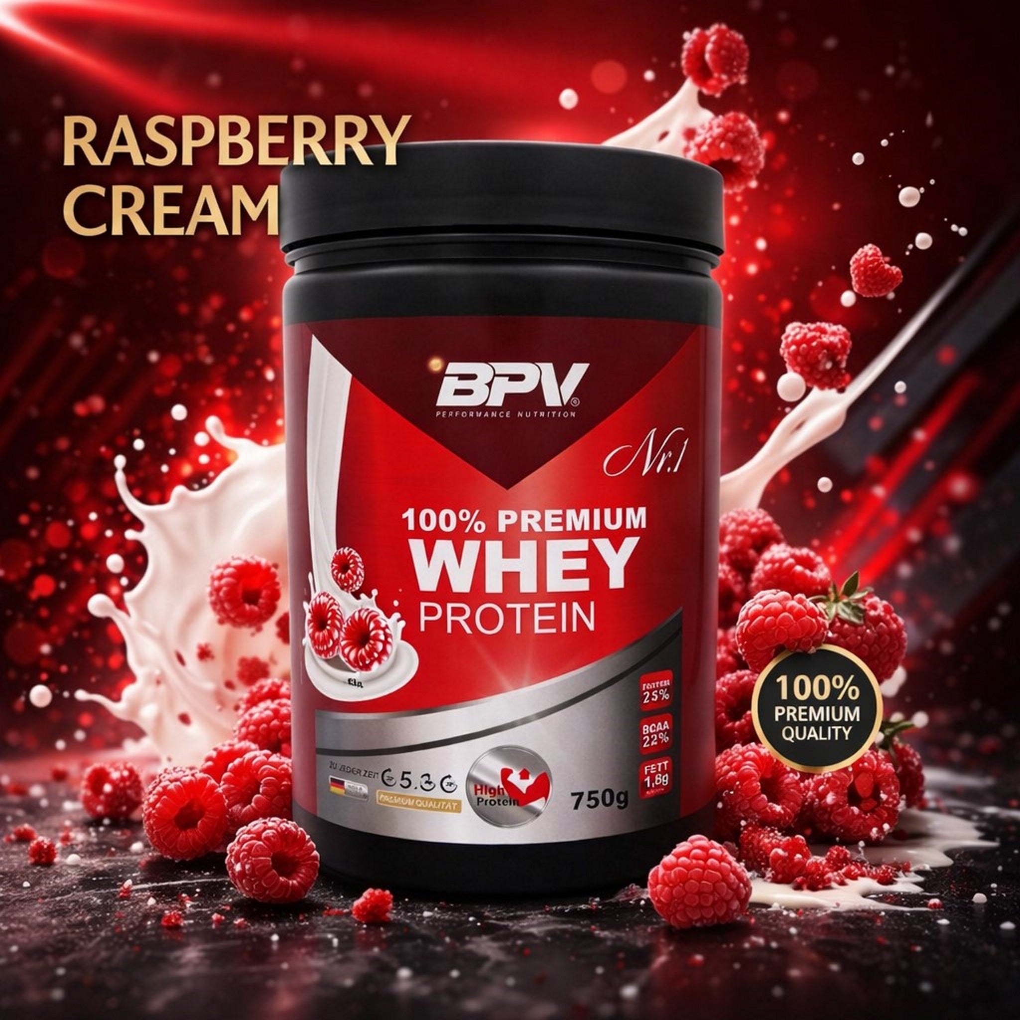 BPV 100% Premium Whey Protein (750 g)