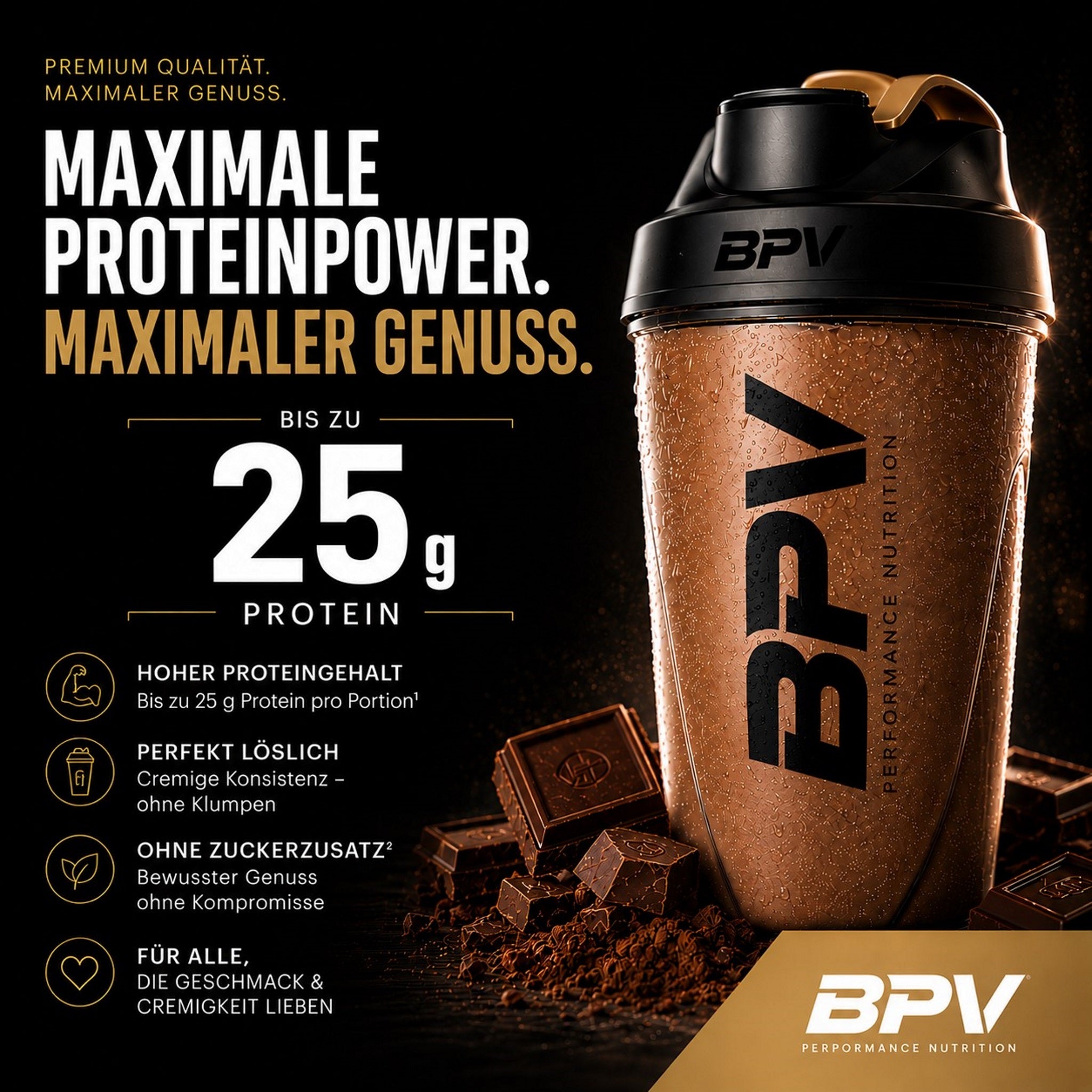 BPV 100% Premium Whey Protein (750 g)