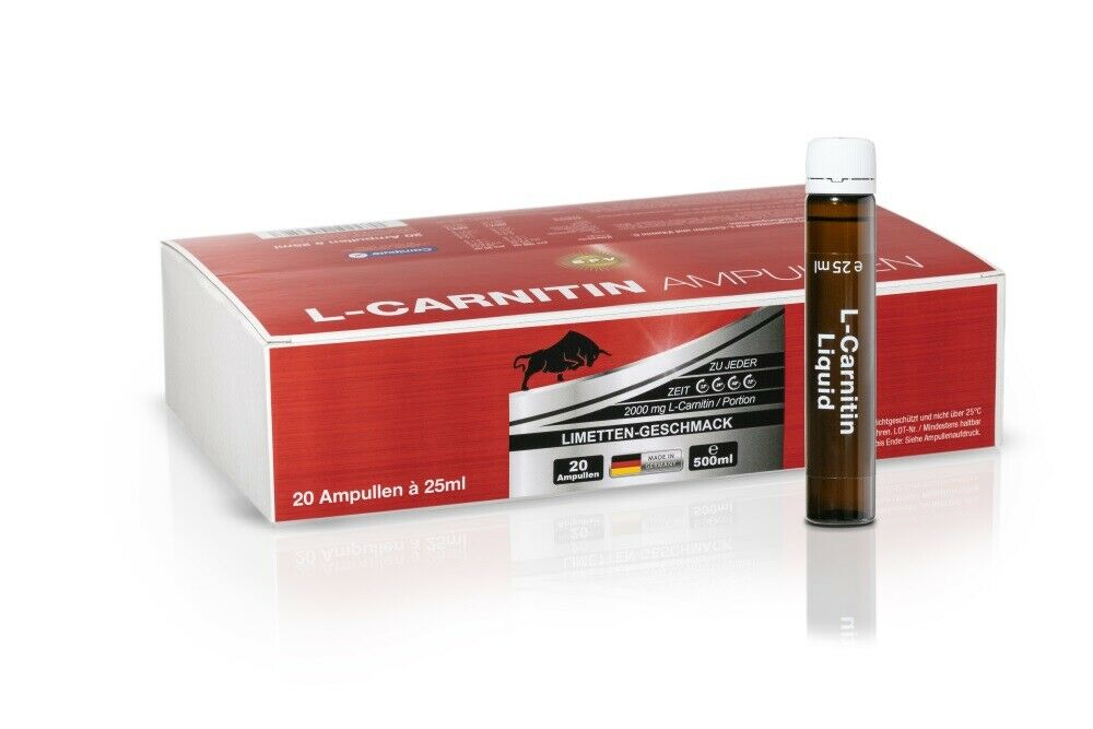 l-carnitin flüssig hochdosiert BPV - L-CARNITIN LIQUID - Hochdosiert 2000mg - 20 x 25ml Ampullen