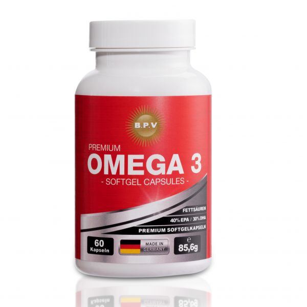 BPV - PREMIUM Omega 3 Fischöl Softgel Kapseln 60 Stück