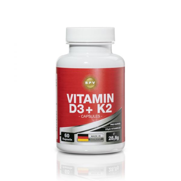 BPV - Vitamin D3 + K2 - 60 Kapseln